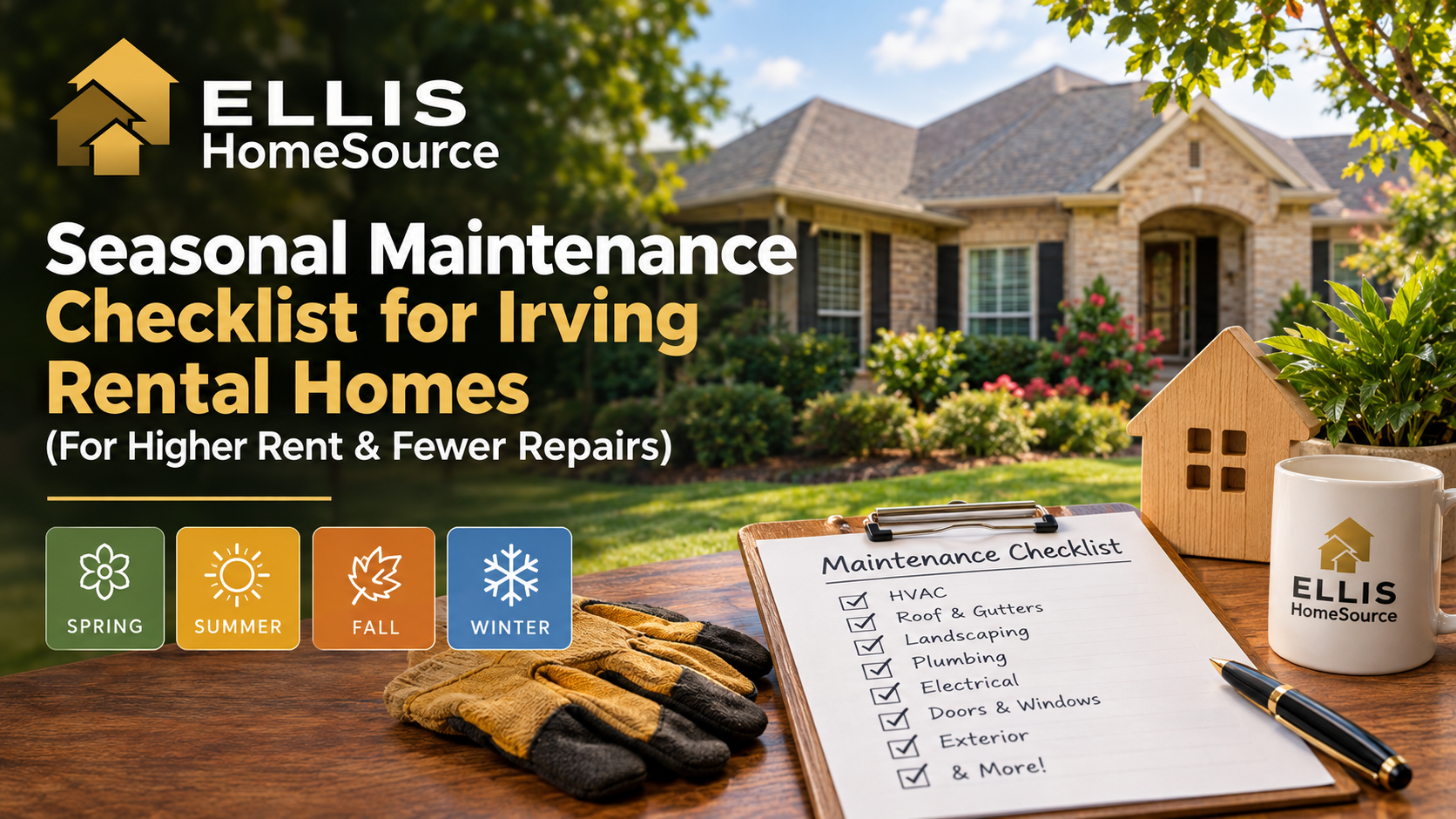 Seasonal Maintenance Checklist for Irving Rental Homes: 4 Seasons, Fewer Repairs